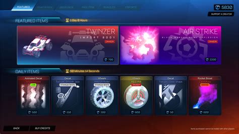 Rocket League Item Shop: The Ultimate Guide to Finding and Buying the Perfect Items