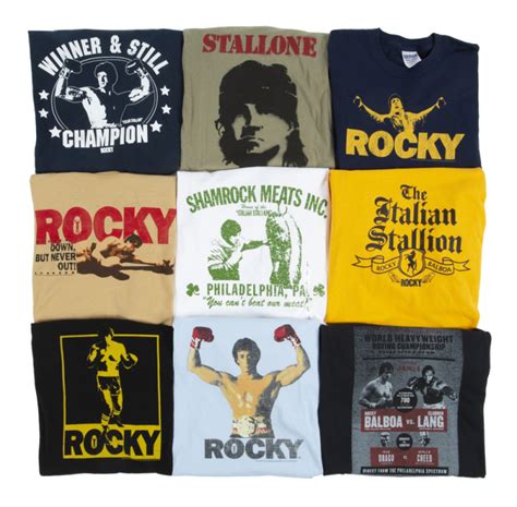 Rocky T Shirts: The Ultimate Statement Piece for Movie Buffs and Fitness Enthusiasts