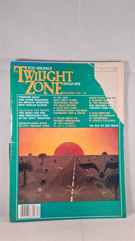 Rod Serling s The Twilight Zone Magazine December 1981 Vol 1 No 9 PDF