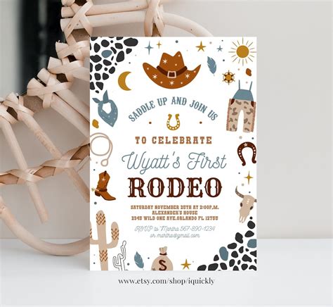 Rodeo Invitation Template