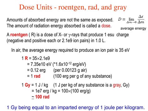 Roentgens to Rads: A Comprehensive Conversion Guide