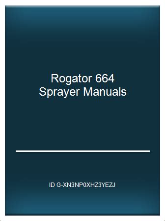 Rogator Sprayer Manual Ebook Epub