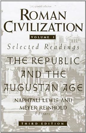 Roman Civilization Selected Readings Reader