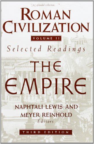 Roman Civilization Selected Readings, Vol. 2, the Empire PDF