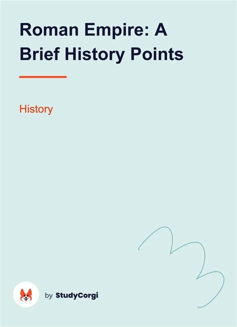 Roman History in Brief PDF