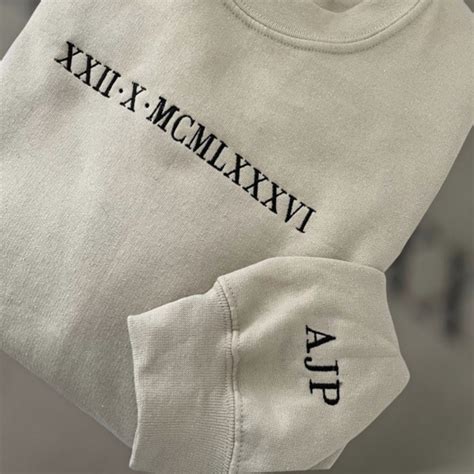 Roman Numeral Sweatshirts: The Quintessential Symbol of Style and Sophistication