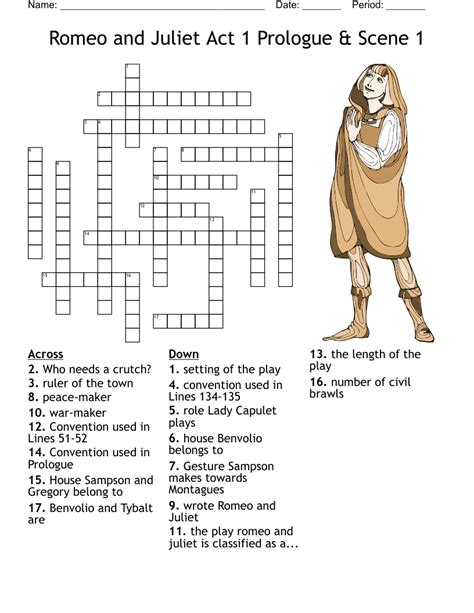 Romeo And Juliet Act 1 And Prologue Crossword Puzzle Answers Ebook PDF