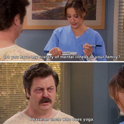 Ron Swanson Sick: The Importance of Self-Care for the Manly Man