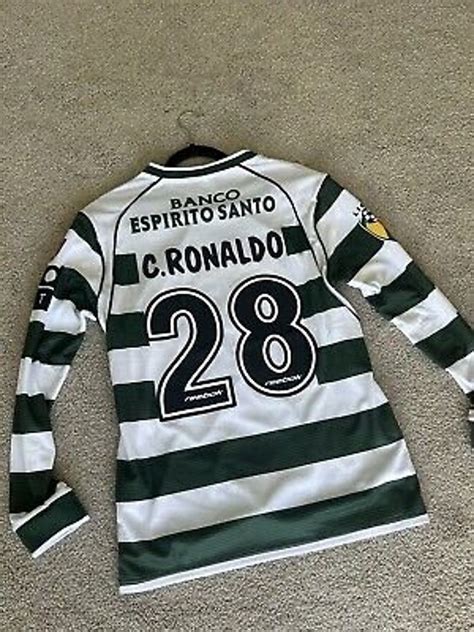 Ronaldo's Sporting Lisbon Jersey: A Timeless Legacy with 10,000+ Numbers