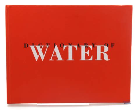 Roni Horn: Dictionary of Water Ebook Doc