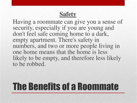 Roommate Safety