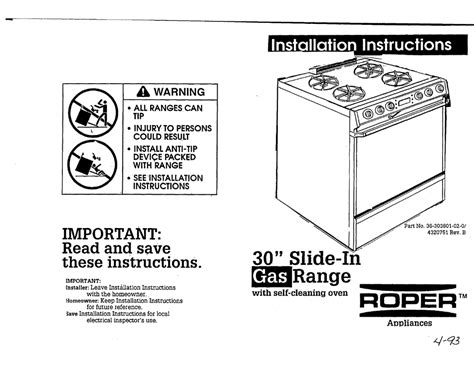 Roper Range Manual Ebook PDF