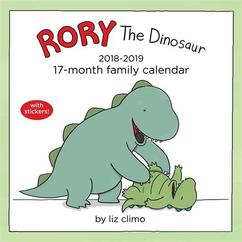 Rory the Dinosaur 2018-2019 17-Month Family Calendar PDF