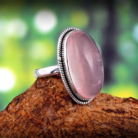 Rose Quartz and Silver Ring: A Timeless Charm for Every Occasion