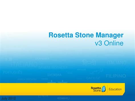 Rosetta Stone Manager Investor Relations Solutions Epub
