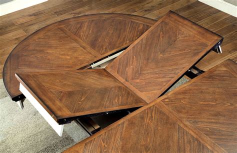 Round Dining Table with Leaf Extension: The Perfect Solution for Flexible Dining Needs