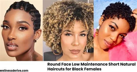 Round Face Short Natural Haircuts for Black Females: A Guide to Flattering Styles