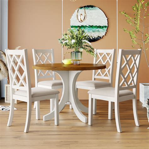 Round Kitchen Table and 4 Chairs: A Staple for a Cozy and Inviting Kitchen