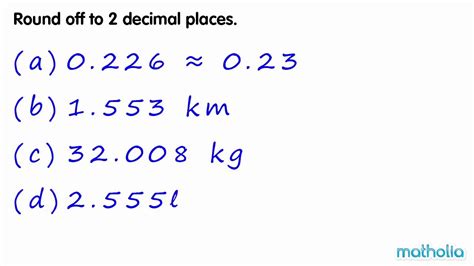 Rounding the Answer