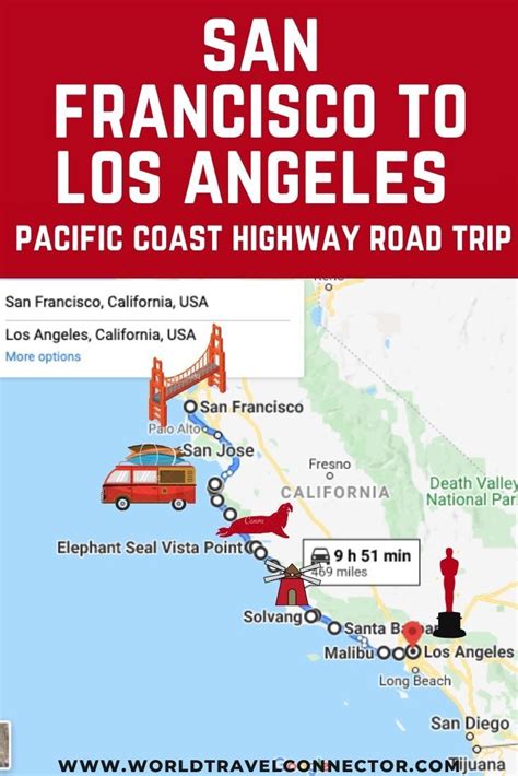 Route 1 Los Angeles to San Francisco: A Scenic Road Trip Adventure