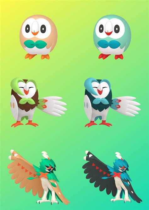 Rowlet Shiny: A Guide to Catching the Elusive Green Variant