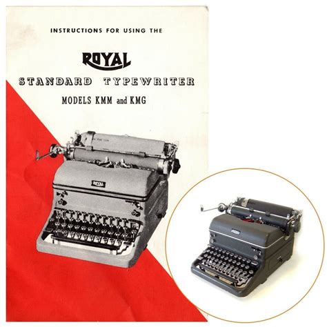 Royal Kmm Typewriter Instruction Manual Ebook PDF