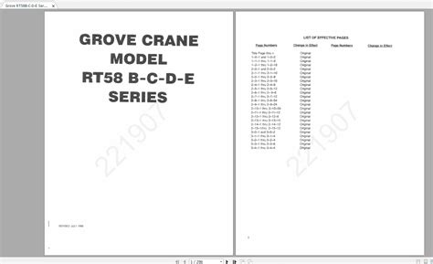 Rt 58 A Grove Cranes Service Manual Ebook Reader