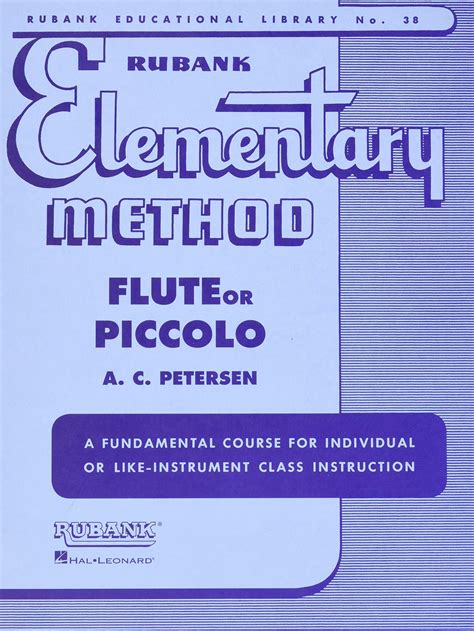 Rubank Elementary Method Piccolo Educational Reader