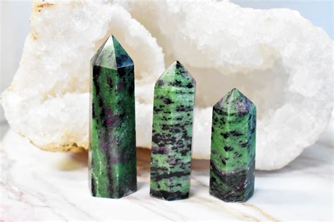 Ruby with Zoisite: A Stone of Growth and Transformation