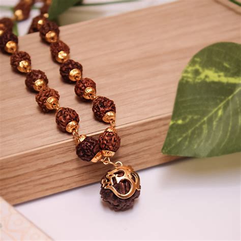 Rudraksha Gold Necklace: An Enchanting Talisman of Healing and Protection