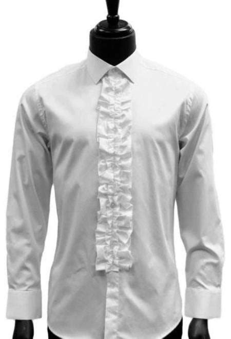 Ruffle Tuxedo Shirt: A Fashion Statement for the Discerning Gentleman