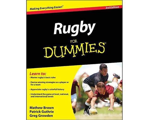 Rugby For Dummies 3rd Edition PDF