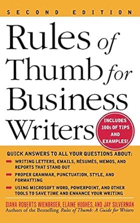 Rules of Thumb for Business Writers 2nd Edition Epub