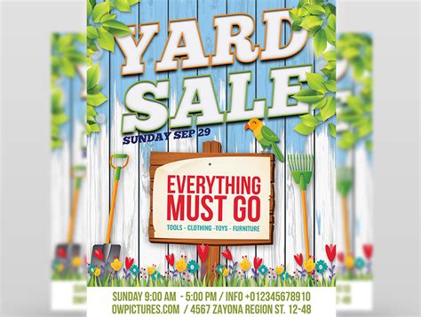 Rummage Sale Flyer Template Free
