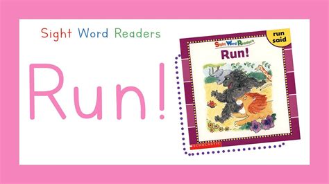 Run Sight Word Readers Sight Word Library Doc