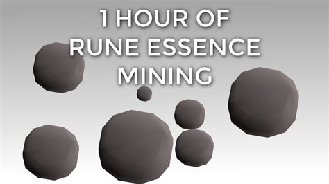 Rune Essence Mining: