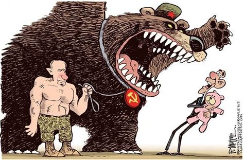 Russia and Ukraine: A Political Cartoon with Pandas and Bears