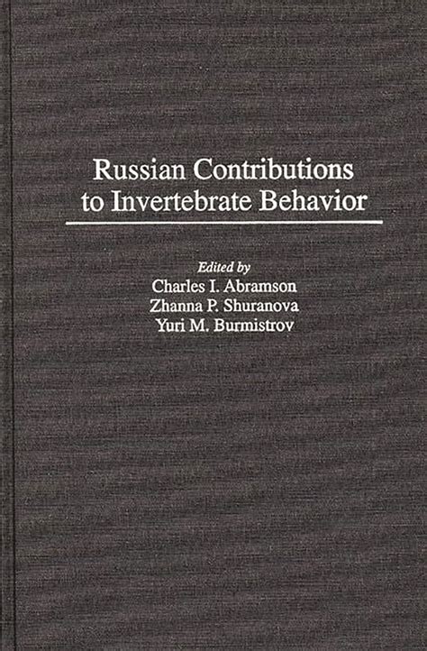 Russian Contributions to Invertebrate Behavior Doc