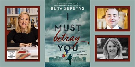 Ruta Sepetys Talks About I Must Betray You