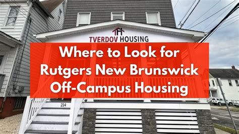 Rutgers University Off-Campus Housing: A Comprehensive Guide