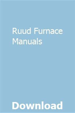 Ruud Service Manual Ebook Kindle Editon