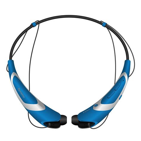 Rymemo Universal Bluetooth headphones Blue Silver Reader