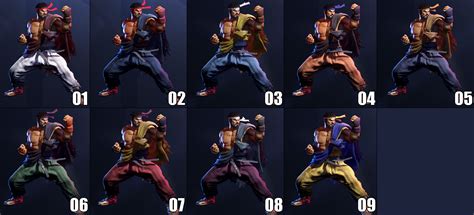 Ryu's Signature Blue Suit: