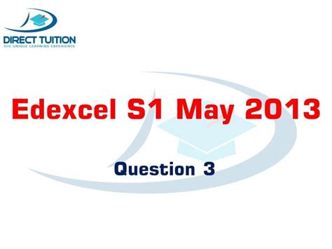 S1 May 2013 Edexcel Worked Solutions PDF