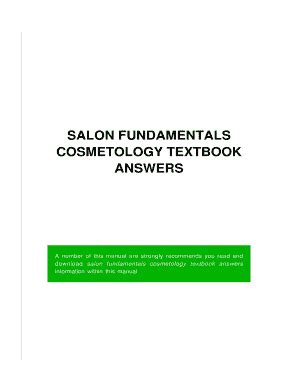 SALON FUNDAMENTALS COSMETOLOGY ANSWERS Ebook Reader
