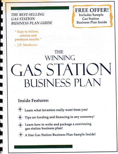 SAMPLE BUSINESS PLAN FOR A GAS STATION Ebook Reader