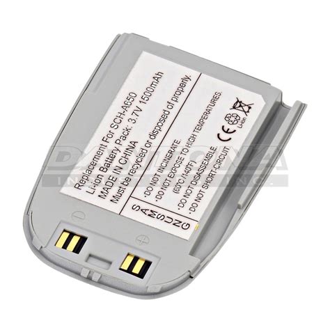 SAMSUNG SCH A650 1000mAh Battery Replacement Reader