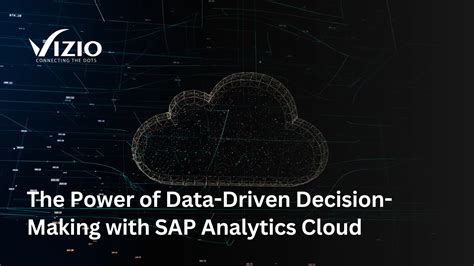 SAP Analytics for Office: Empowering Data-Driven Decision-Making