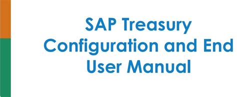 SAP FI TREASURY MANUAL Ebook PDF