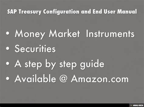 SAP FI TREASURY MANUAL Ebook PDF